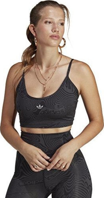 adidas Aop Bra Top Kadın Günlük Atlet IC2214 Siyah