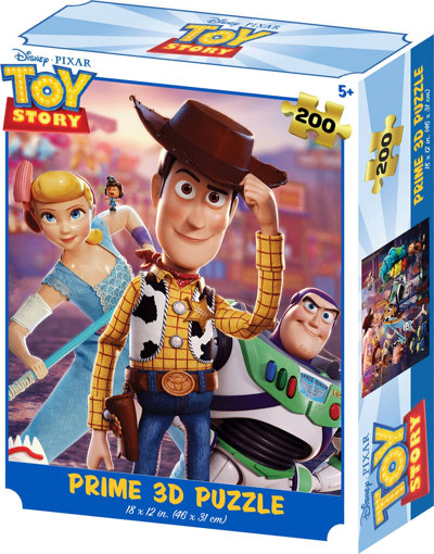 Prime 3D - Toy Story 200 Parça Puzzle 33042 Kız Erkek Çocuk Oyuncak Eğitici Oyuncaklar