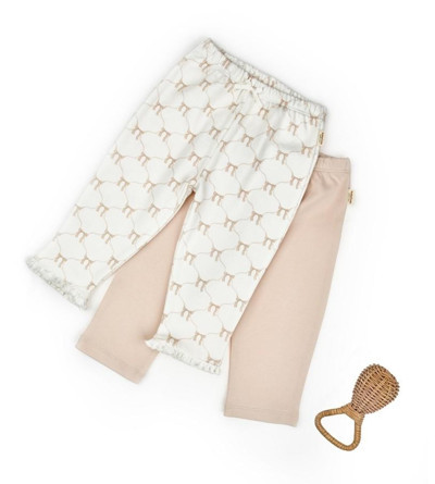 Bebek 2li Pantalon %100 Organik Pamuk , Bebek - Yenidoğan- csy8145