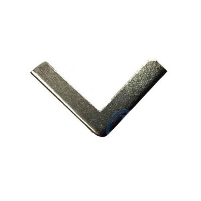 Hobi El İşçiliği için 1000ADET 18x32MM Midi Nikel Albüm Kitap Dosya Köşe Süsü Seti
