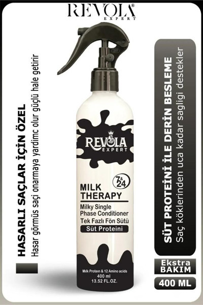 Revola Expert Luxeri Tek Fazlı Süt Proteini Fön Suyu 400 Ml Milk Therapy