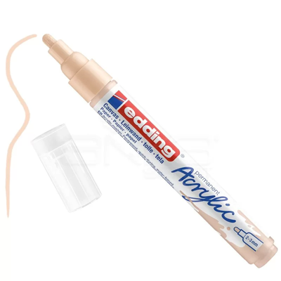 Edding 5100 Akrilik Marker Kalem 2-3mm Yuvarlak Uç 255 Bej