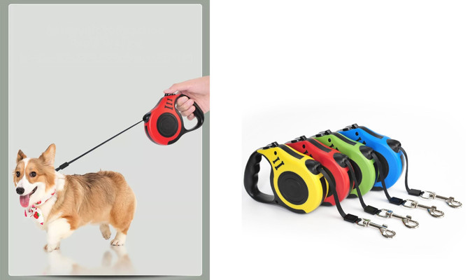 Otomatik Makaralı Kedi Tasması / Köpek Tasması 3 Metre - 15 KG