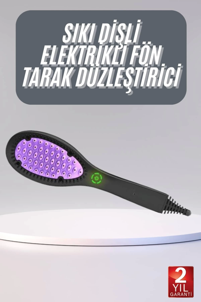 Hnb Store Fön Etkili Elektrikli Sıkı Dişli Taşınabilir Saç Düzleştirici Isı Ayarlı