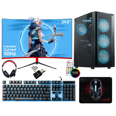 Turbox Tx6608 i7 4770 32GB Ram 512GB NVMe SSD 8GB RX580 24.5 inç FHD 100Hz Oyun Hazır Sistem
