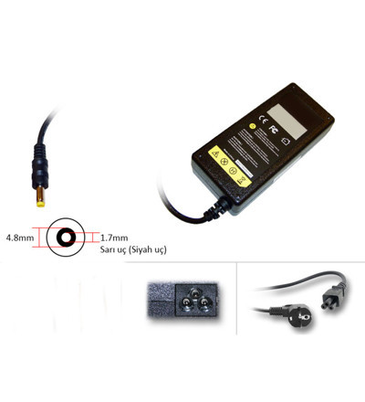 Modanom Hp Compaq 65W Sarı Uç Notebook Adaptör Laptop Şar