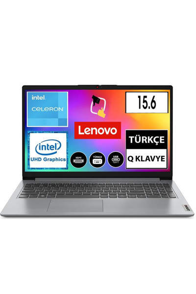 Lenovo Ideapad 1 Intel Celeron N4020 4Gb 512Gb Ssd W11 15.6 " Bilgisayar Csrtech