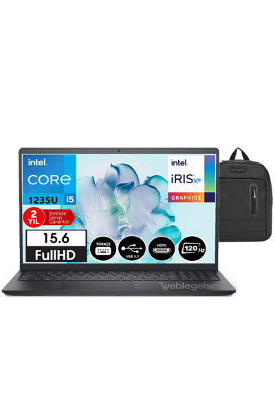 Dell Inspıron15 3520 I5-1235U 64Gb 2Tb Ssd 15,6" Fhd 120Hz W11Home Ins35202405200932+Zettaçanta