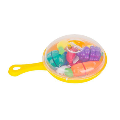 Omz URT0007 Tavada Meyve Sebze Set 15 Parça -Birliktoys Kız Erkek Çocuk Oyuncak Eğitici Oyuncaklar