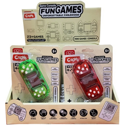 Omz Oyuncak Anahtarlıklı Mini Oyun Konsolu Kız Erkek Çocuk Oyuncak Eğitici Oyuncaklar