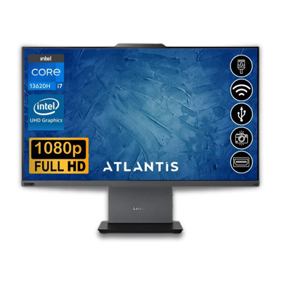 LENOVO NEO 50A i7-13620H 32GB 512GB M.2 SSD 12SC001XTR ATL7 23.8" FDOS All IN One Bilgisayar