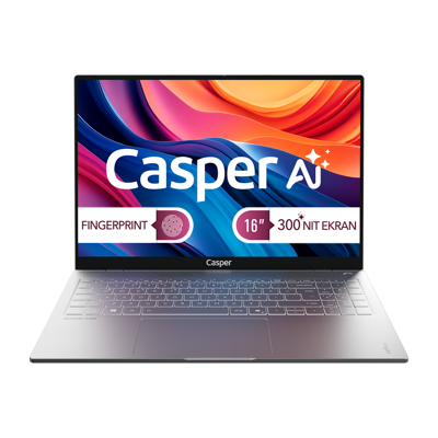 Casper Nirvana S100 300NIT Intel Core Ultra 7-255H 24GB DDR5 1TB SSD 16" Freedos Laptop S100.255H-CF00X-G-F
