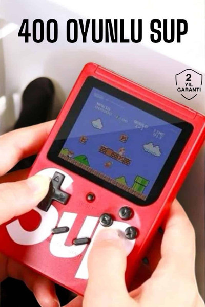 Kanonik Education Taşınabilir El Atarisi SUP 400 Oyunlu Mini Oyun Konsolu