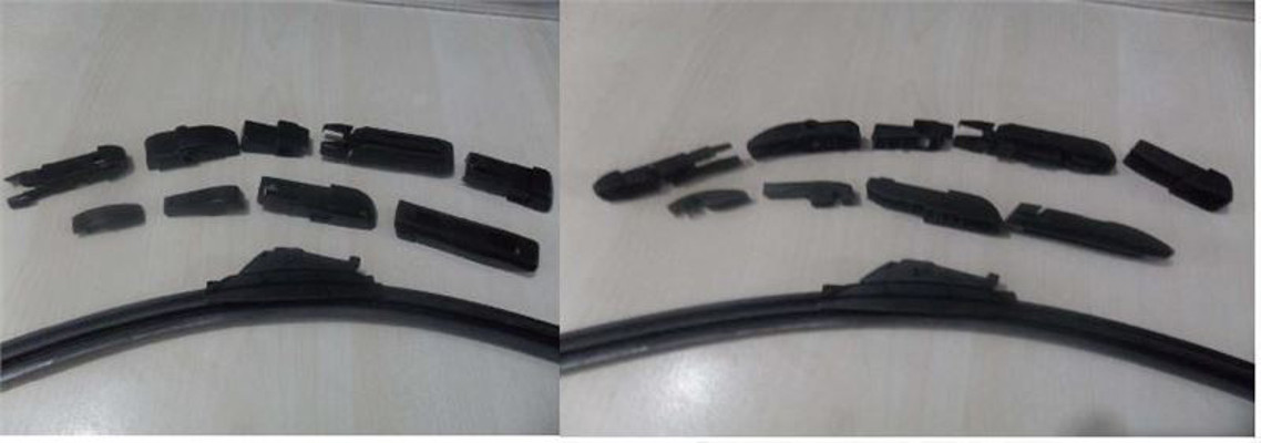 Inwells 550Mm 9 Aparatlı Banana Tip Silecek Süpürgesi INW018038