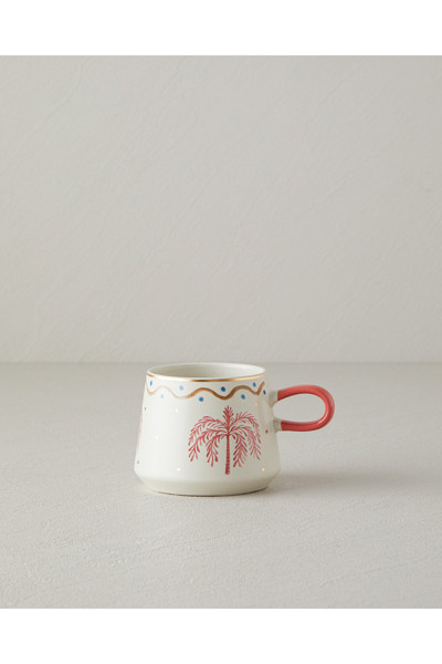 English Home Carnival Tree Stoneware Kupa Pembe