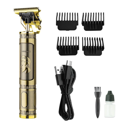 Epilons Ps-033 Çelik Kasa Profesyonel T-bıçak Saç Sakal Ense Ve Çizim Tıraş Makinesi