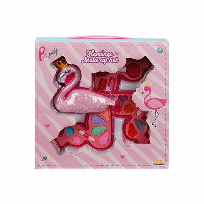 Nessi World 2599 Flamingo Şekilli 3 Katlı Makyaj Güzellik Seti