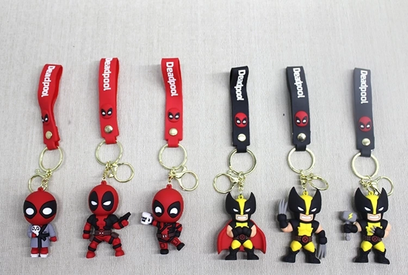 Epilons Deadpool Volverine Silikon Anahtarlık Alk4270