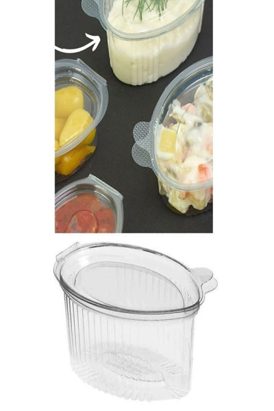 Ambalaj Evi 30 Cc Sos Kabı 100 ' Lü Paket Sızdırmaz Kapaklı