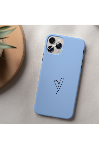 Q Aksesuar İphone 13 Pro Uyumlu Kalpli Kılıf