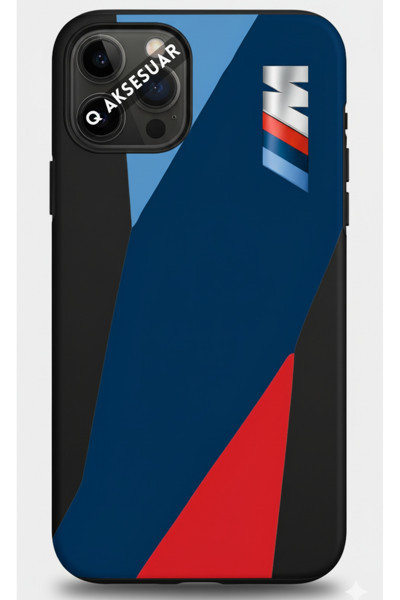 Q Aksesuar Xiaomi Redmi Note 10 Pro Uyumlu Bmw Sw Desen Tasarımlı Siyah Telefon Kılıfı