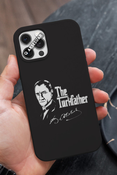 Q Aksesuar Xiaomi Redmi Note 10 Pro 5G Uyumlu The Turk Father Tasarımlı Premium Telefon Kılıfı