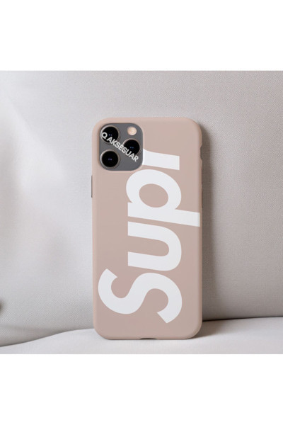 Q Aksesuar İphone 6S Uyumlu İçi Kadife Desenli Telefon Kılıfı