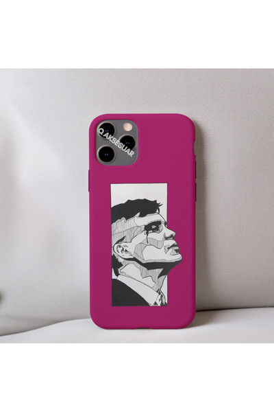 Q Aksesuar İphone 8 Plus Uyumlu İçi Kadife Peaky Blinders Thomas Shelby (Tommy) Desenli Tasarım Telefon Kılıfı