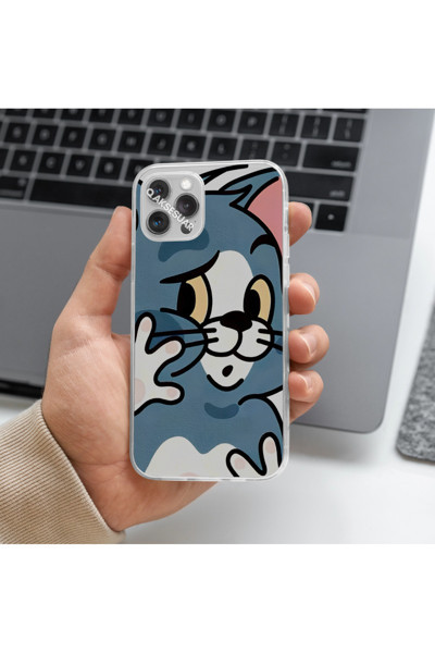 Q Aksesuar Xiaomi Redmi Note 11 Pro Uyumlu Tom Tasarımlı Premium Şeffaf Telefon Kılıfı