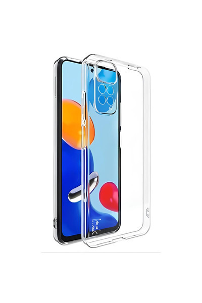 Q Aksesuar Xiaomi Redmi Note 11 Pro 5G Uyumlu Renksiz Silikon Şeffaf Telefon Kılıfı