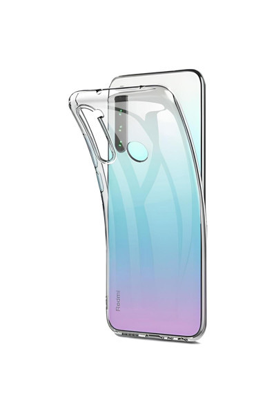 Q Aksesuar Xiaomi Redmi Note 8 Uyumlu Renksiz Silikon Şeffaf Telefon Kılıfı