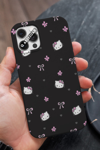 Q Aksesuar Xiaomi Redmi Note 11S Uyumlu Hello Kitty Tasarımlı Premium Telefon Kılıfı