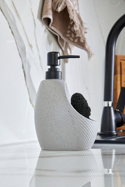 Cooker Seramik Süngerlikli Sıvı Sabunluk – 180 Ml | Şık, Pratik Ve Hijyenik Çözüm!