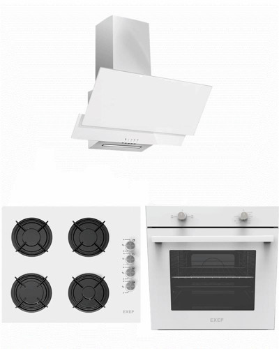 Exep Line Beyaz 3 Lü Ankastre Set (ED401-EO320-EF200)