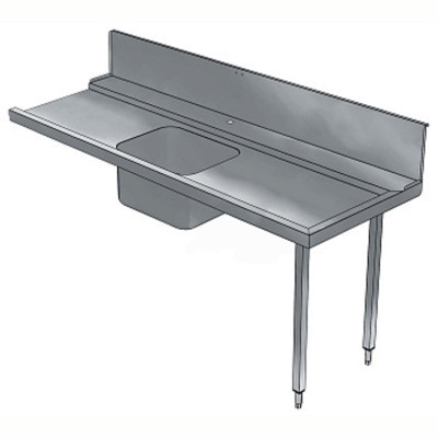 Electrolux Professional Bulaşık Giriş Tezgahı, Tek Evyeli (500x400 Mm), Giyotin Tip Bulaşık Makinesi İçin, 300 Mm Sırt, Sağdan Sola - 1800 Mm BHHPTB18R