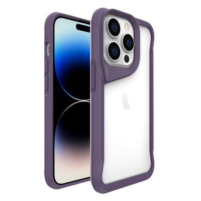 Khayra iPhone 14 Pro Max Uyumlu KHYR T-Max Kılıf-Derin Mor