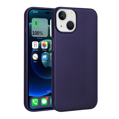 Khayra iPhone 15 Plus Uyumlu KHYR Premier Silikon Kılıf-Lacivert
