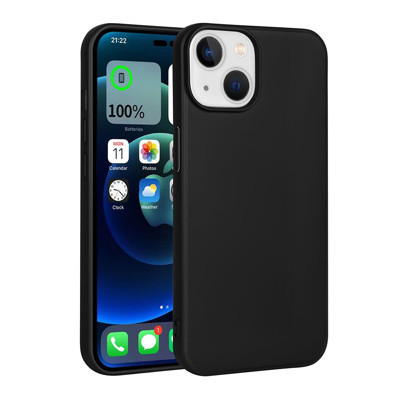 Khayra iPhone 15 Plus Uyumlu KHYR Premier Silikon Kılıf-Siyah