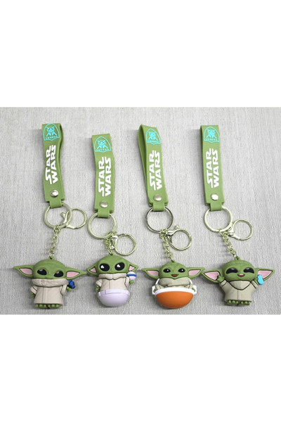 Eleven Market Baby Yoda Silikon Anahtarlık | Karakter Figürü Alk4268 | Lisinya