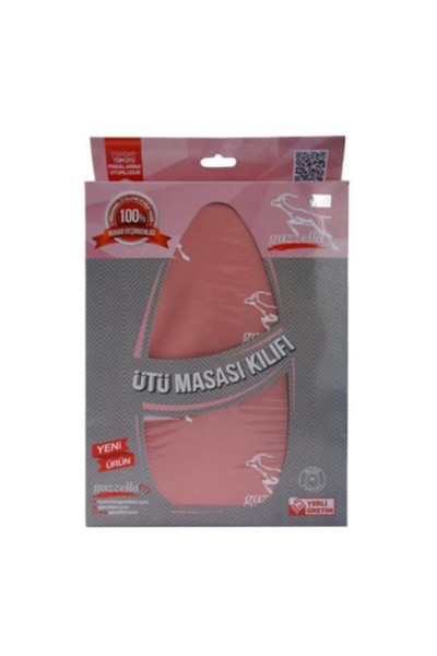 Gazzella Keçeli Pembe Ütü Masası Bezi Kılıf Sy Stx 3285 B