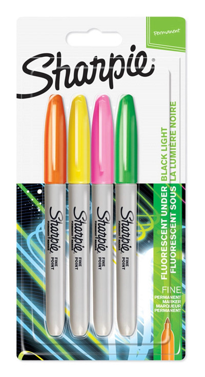 Supertrend Permanent Marker Kalem Seti Fine Uç 4 Renk NEON RENKLER