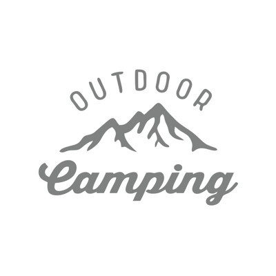 Reysa Tasarım Outdoor Camping Sticker 17x17 Cm Gri
