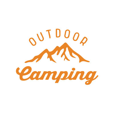 Reysa Tasarım Outdoor Camping Sticker 17x17 Cm Turuncu