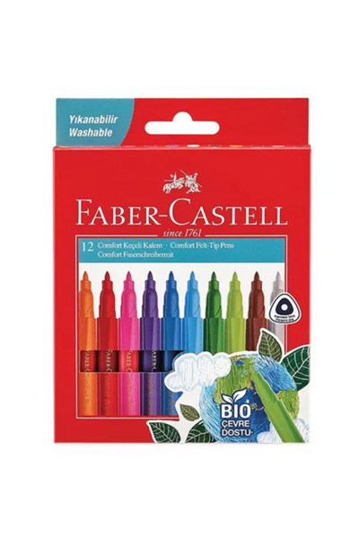 Faber Castell Fc 12'Li Comfort Keçeli Kalem