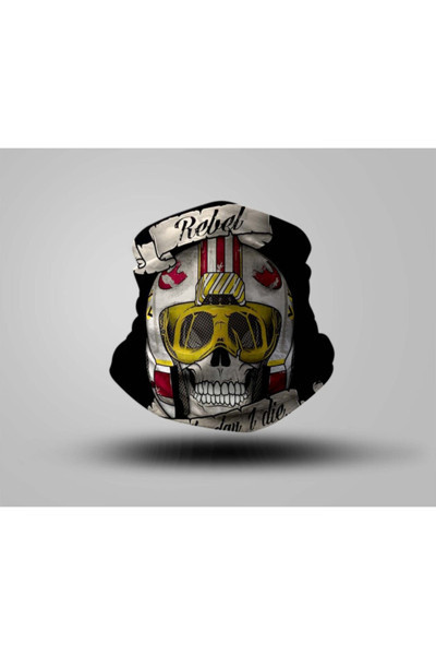 Motorcu Buff Maske Boyunluk Outdoor Boyunluk Unisex Bandana 5'li Paket