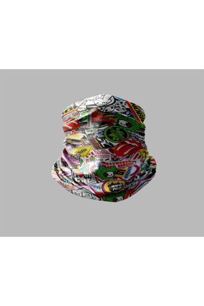 Motorcu Buff Maske Boyunluk Outdoor Boyunluk Unisex Bandana 5'li Paket