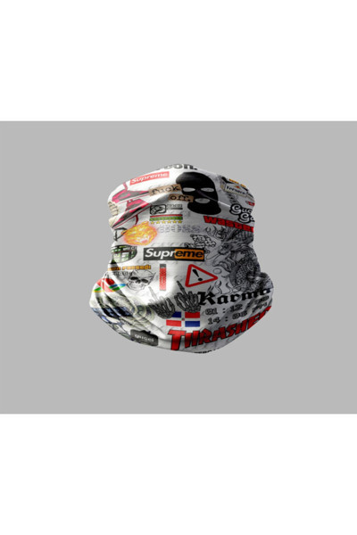 Motorcu Buff Maske Boyunluk Outdoor Boyunluk Unisex Bandana 5'li Paket