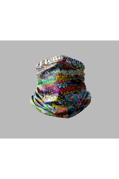 Motorcu Buff Maske Boyunluk Outdoor Boyunluk Unisex Bandana 5'li Paket