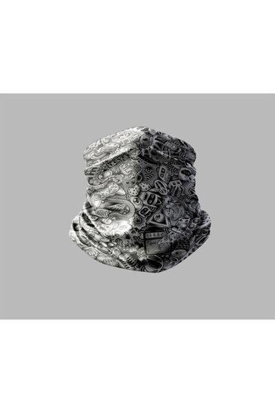 Motorcu Buff Maske Boyunluk Outdoor Boyunluk Unisex Bandana 5'li Paket