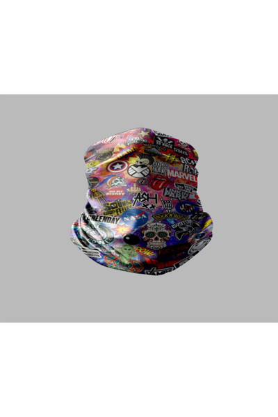 Motorcu Buff Maske Boyunluk Outdoor Boyunluk Unisex Bandana 5'li Paket